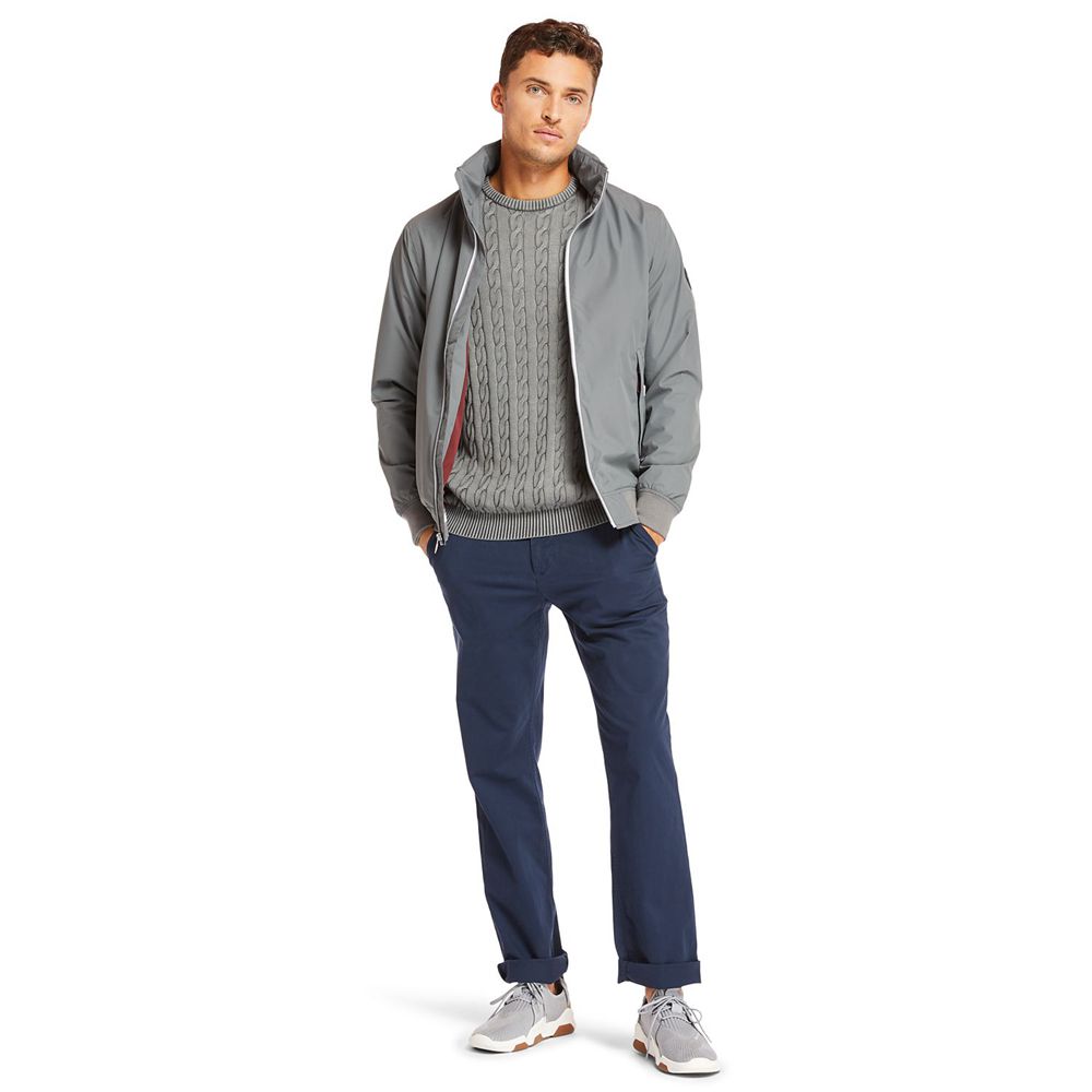Chaquetas Timberland Hombre Kearsarge Sailor Bomber Gris - Chile KXG-791560